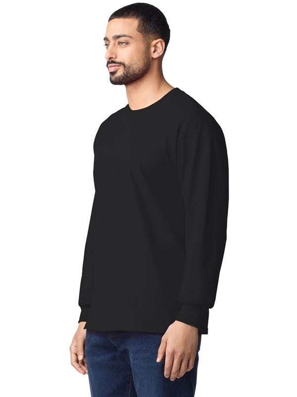 Gildan Ultra Cotton Open End 205 Regular Fit LS Tee Adult