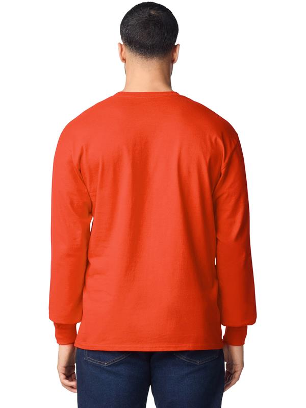 Gildan Ultra Cotton Open End 205 Regular Fit LS Tee Adult