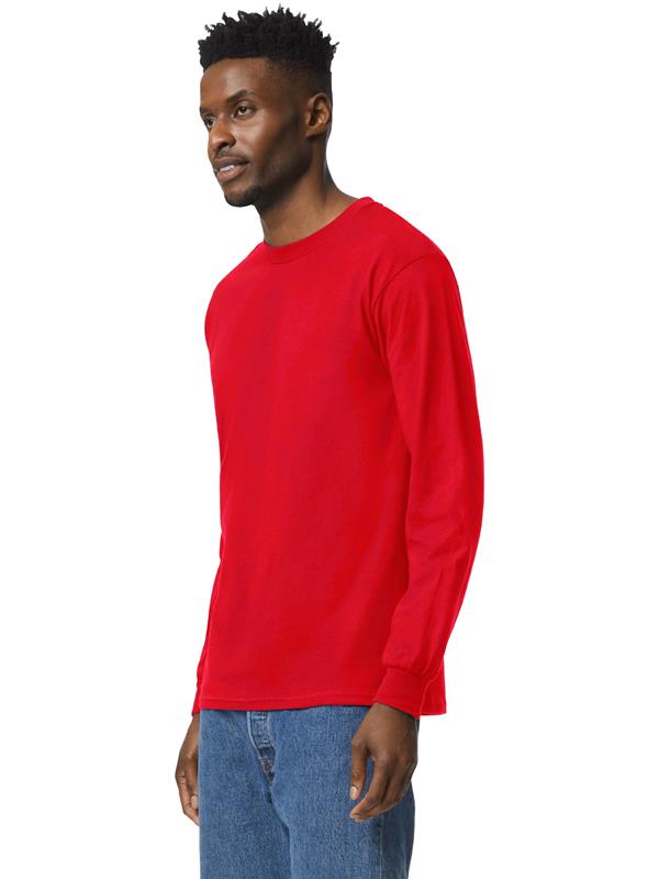 Gildan Ultra Cotton Open End 205 Regular Fit LS Tee Adult
