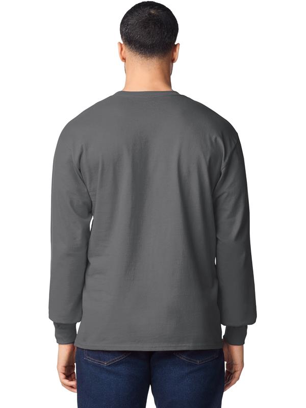 Gildan Ultra Cotton Open End 205 Regular Fit LS Tee Adult