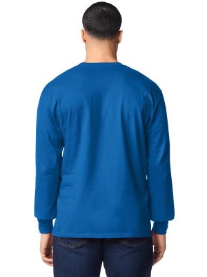 Gildan Ultra Cotton Open End 205 Regular Fit LS Tee Adult - Image 68