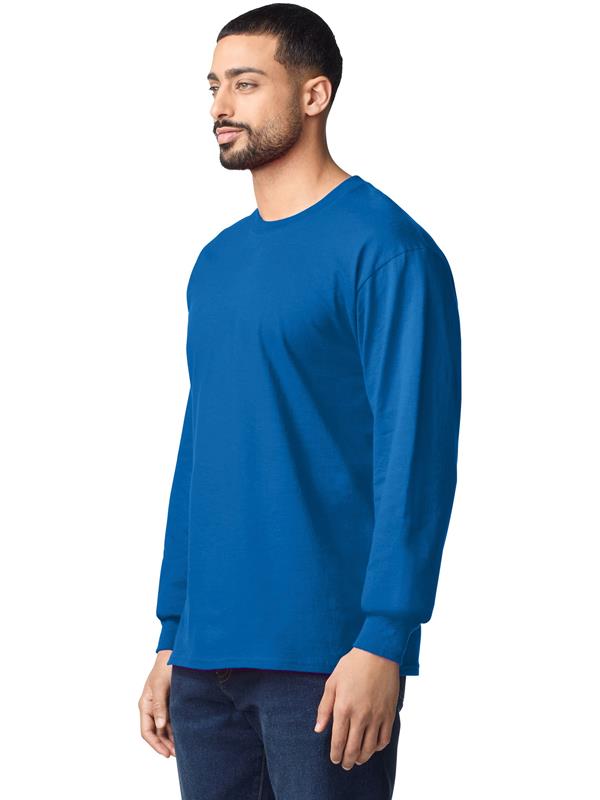 Gildan Ultra Cotton Open End 205 Regular Fit LS Tee Adult