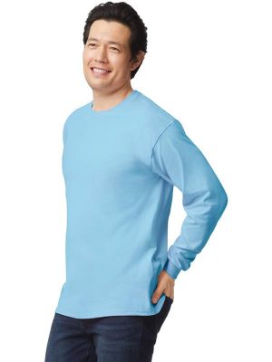 Gildan Ultra Cotton Open End 205 Regular Fit LS Tee Adult - Image 45