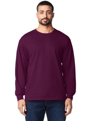 Gildan Ultra Cotton Open End 205 Regular Fit LS Tee Adult - Image 51