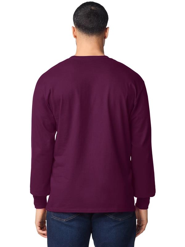 Gildan Ultra Cotton Open End 205 Regular Fit LS Tee Adult