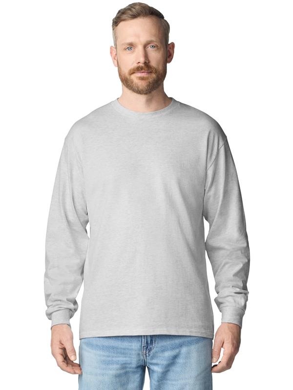 Gildan Ultra Cotton Open End 205 Regular Fit LS Tee Adult