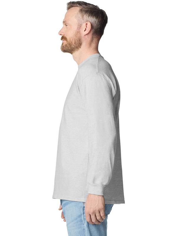 Gildan Ultra Cotton Open End 205 Regular Fit LS Tee Adult
