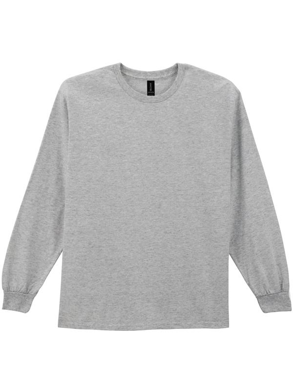 Gildan Ultra Cotton Open End 205 Regular Fit LS Tee Adult