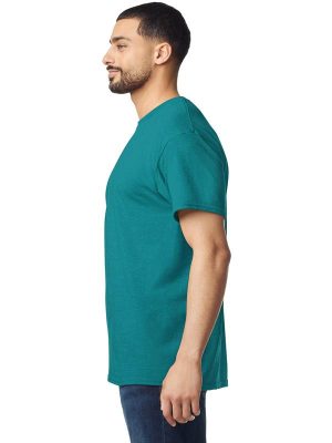 Gildan Heavy Cotton Open End 180 Regular Fit Tee Adult - Image 66