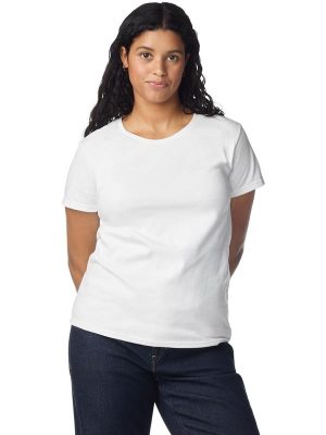 Gildan Heavy Cotton Open End 180 Regular Fit Tee Ladies - Image 49