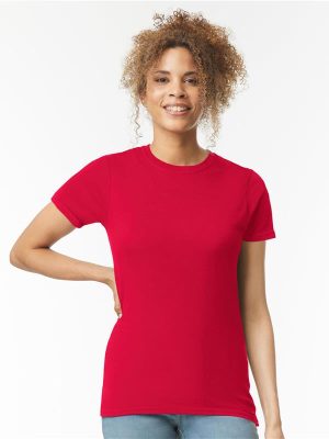 Gildan Softstyle Ringspun 150 Regular Fit Tee Ladies - Image 49