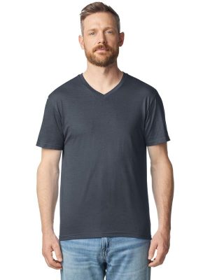 Gildan Softstyle Ringspun 150 Regular Fit V Neck Tee Adult - Image 11
