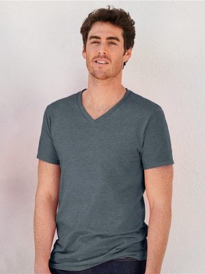 Gildan Softstyle Ringspun 150 Regular Fit V Neck Tee Adult - Image 1