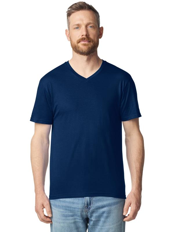 Gildan Softstyle Ringspun 150 Regular Fit V Neck Tee Adult