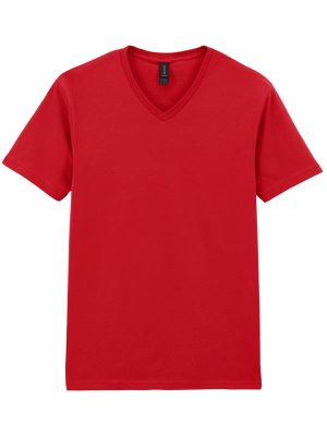 Gildan Softstyle Ringspun 150 Regular Fit V Neck Tee Adult - Image 17