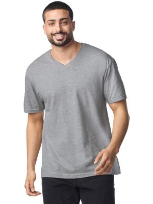 Gildan Softstyle Ringspun 150 Regular Fit V Neck Tee Adult - Image 25