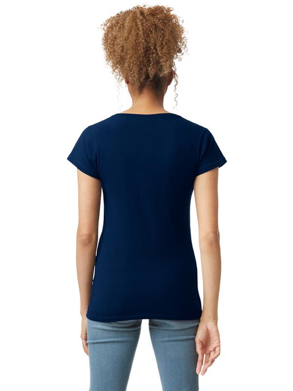 Gildan Softstyle Ringspun 150 Regular Fit V Neck Tee Ladies