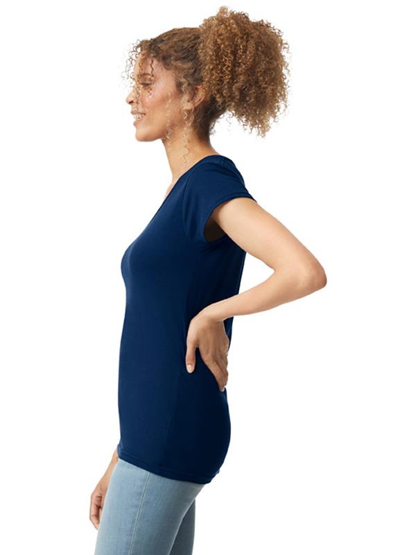 Gildan Softstyle Ringspun 150 Regular Fit V Neck Tee Ladies