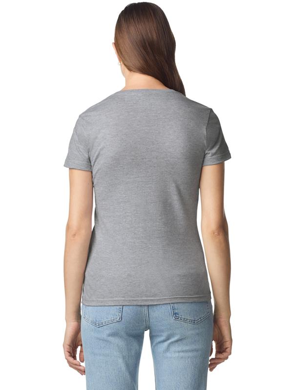 Gildan Softstyle Ringspun 150 Regular Fit V Neck Tee Ladies