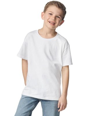 Gildan Softstyle Midweight Ringspun 185 Regular Fit Tee Kids - Image 39