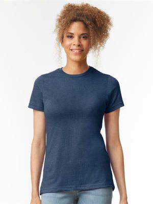 Gildan Softstyle CVC Ringspun 155 Regular Fit Tee Ladies - Image 4
