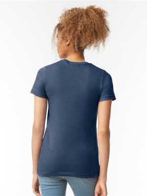 Gildan Softstyle CVC Ringspun 155 Regular Fit Tee Ladies - Image 5