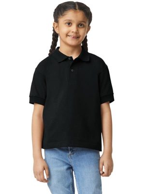 Gildan Dryblend Open End 205 Regular Fit Polo Kids - Image 3