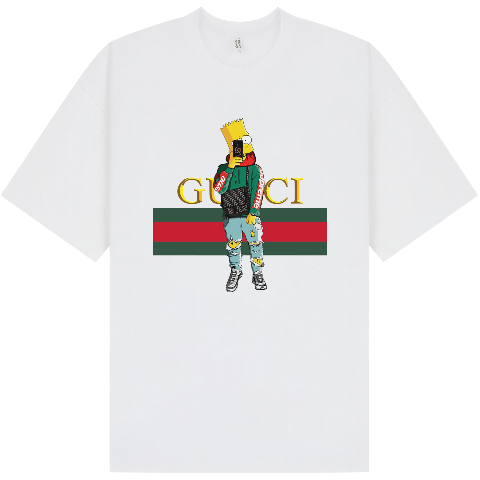 Bart Simpson Dripped Out Printed Premium T-Shirt - Image 5