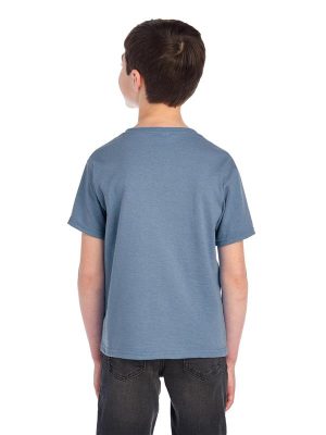 Jerzees Eco Premium Combed 165 Regular Fit Organic Tee Kids - Image 28