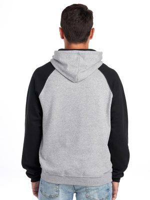 Jerzees Nublend Open End 275 Regular Fit Colour Block Raglan Hood Adult - Image 24