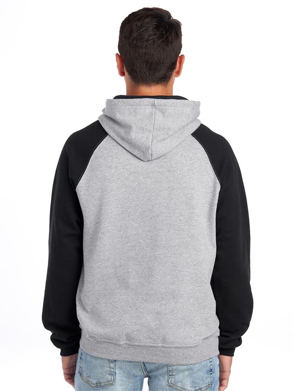 Jerzees Nublend Open End 275 Regular Fit Colour Block Raglan Hood Adult