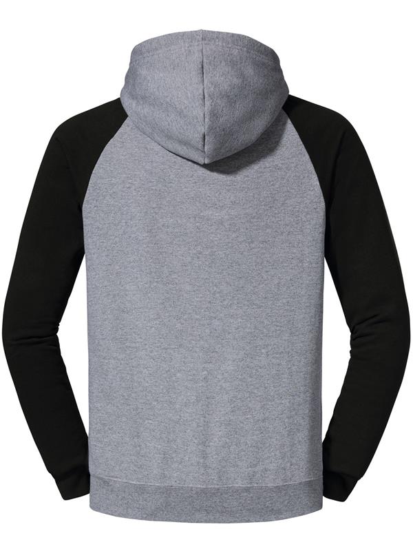 Jerzees Nublend Open End 275 Regular Fit Colour Block Raglan Hood Adult
