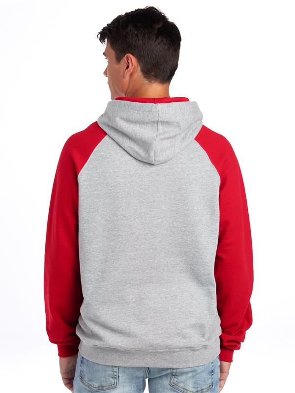 Jerzees Nublend Open End 275 Regular Fit Colour Block Raglan Hood Adult