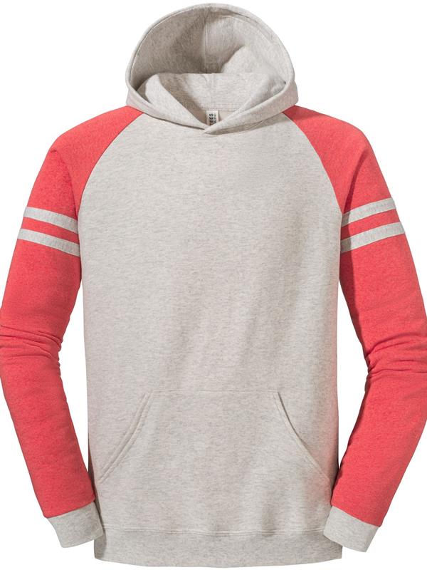 Jerzees Nublend Open End 275 Regular Fit Varsity Raglan Hood Adult