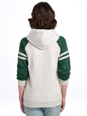 Jerzees Nublend Open End 275 Regular Fit Varsity Raglan Hood Adult - Image 39
