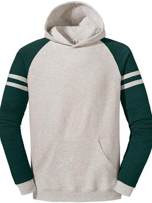 Jerzees Nublend Open End 275 Regular Fit Varsity Raglan Hood Adult - Image 40