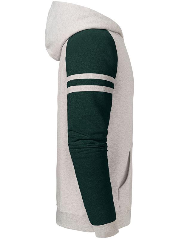 Jerzees Nublend Open End 275 Regular Fit Varsity Raglan Hood Adult