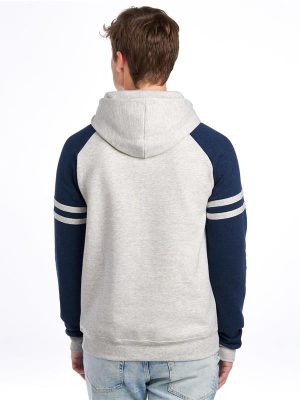 Jerzees Nublend Open End 275 Regular Fit Varsity Raglan Hood Adult - Image 44