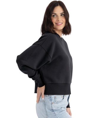 Next Level Apparel Heavyweight Combed 340 Boxy Oversize Fit Sweat Ladies - Image 4