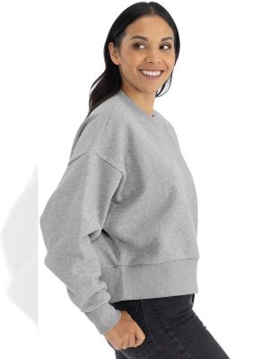 Next Level Apparel Heavyweight Combed 340 Boxy Oversize Fit Sweat Ladies - Image 12