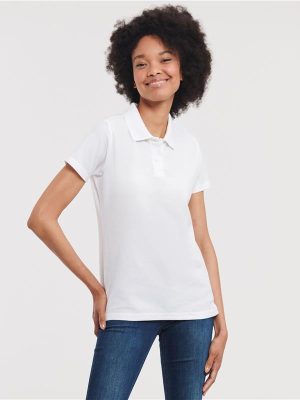 Russell Athletic Classic Ringspun 215 Regular Fit Polo Ladies - Image 53