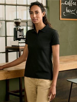 Russell Athletic Classic Ringspun 215 Regular Fit Polo Ladies - Image 1