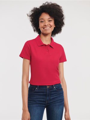 Russell Athletic Classic Ringspun 215 Regular Fit Polo Ladies - Image 29