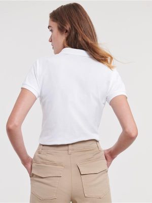 Russell Athletic Stretch Combed 210 Fitted Polo Ladies - Image 48