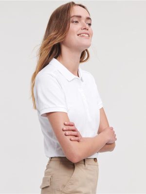 Russell Athletic Stretch Combed 210 Fitted Polo Ladies - Image 49