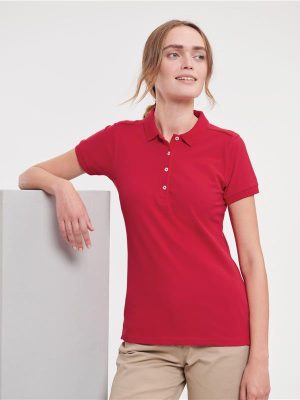 Russell Athletic Stretch Combed 210 Fitted Polo Ladies - Image 23