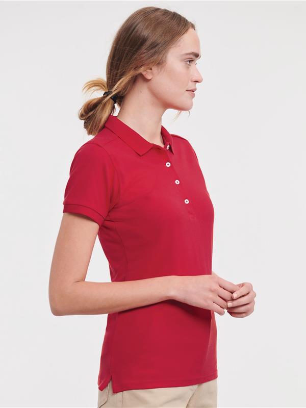 Russell Athletic Stretch Combed 210 Fitted Polo Ladies