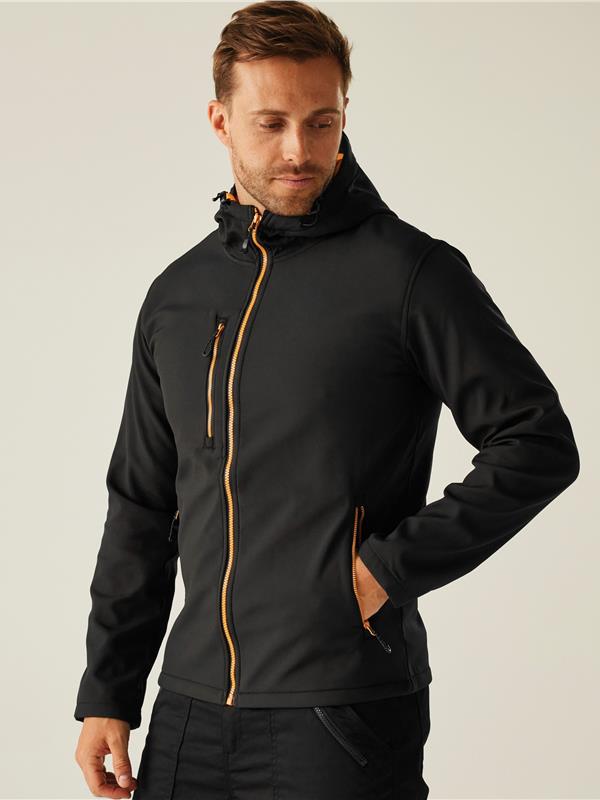 Regatta Professional Navigate 270 2 Layer Hooded Softshell FZ Adult