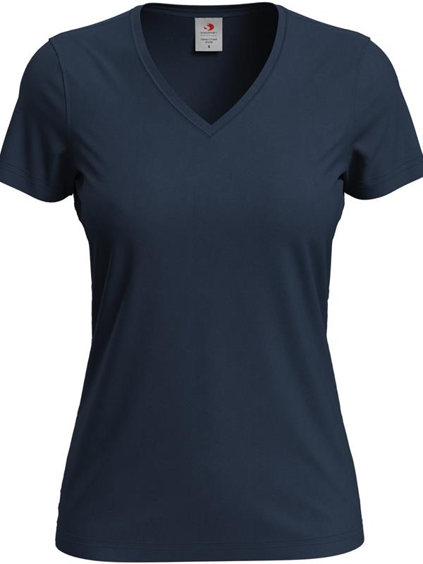 Stedman Classic Ringspun 155 Regular Fit V Neck Tee Ladies