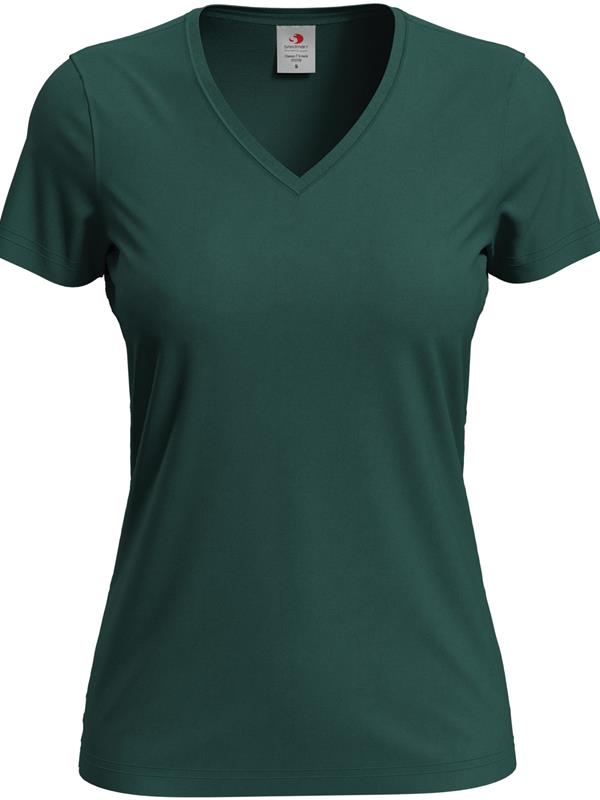 Stedman Classic Ringspun 155 Regular Fit V Neck Tee Ladies